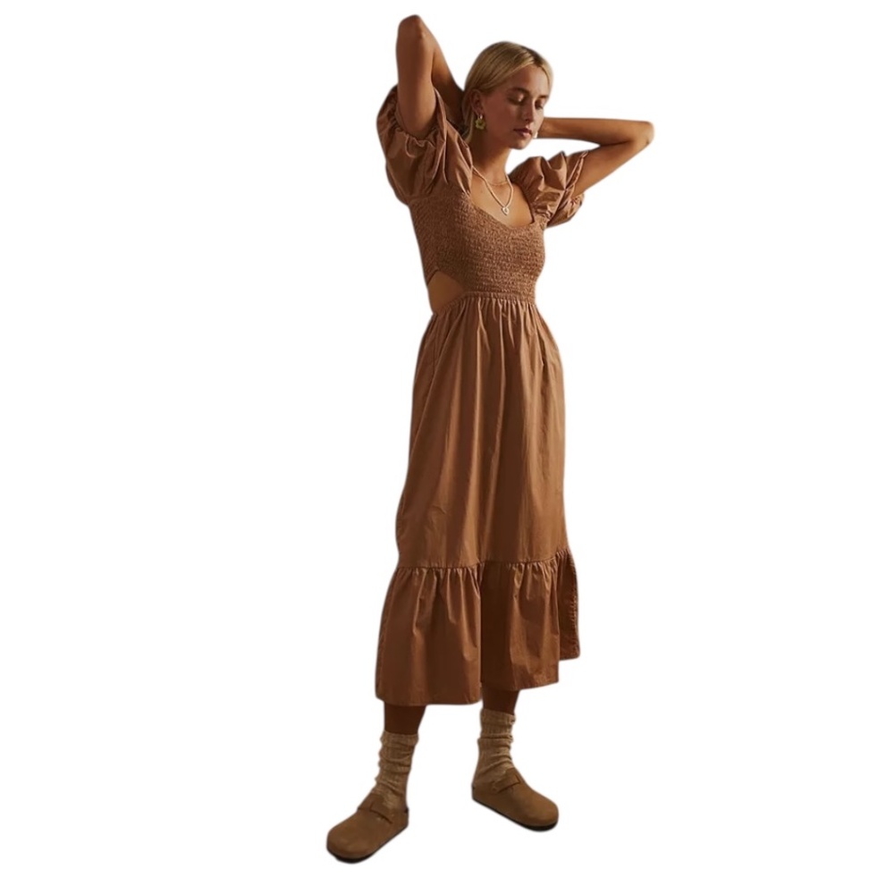 Faithful the Brand Bloom Midi dress. Sz L